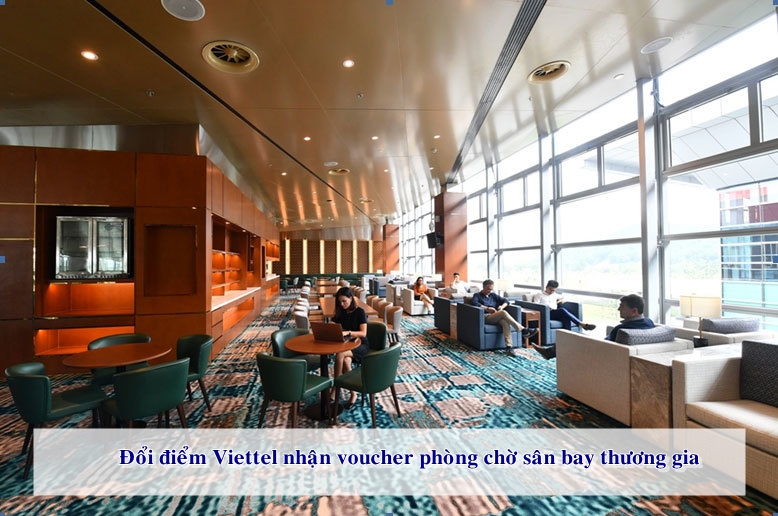 Voucher phòng chờ thương gia dành riêng cho Hạng viên Kim cương và Vàng của Viettel ++